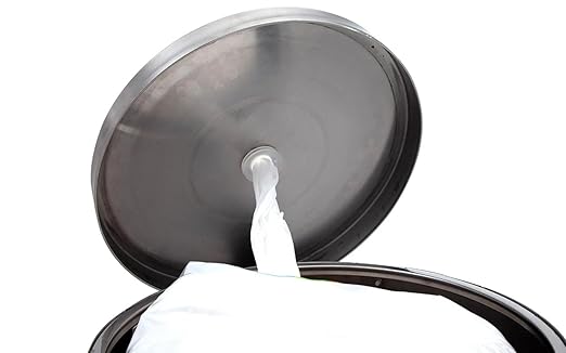 Stainless Steel Floor Stand Dispenser For Wet Wipes with Built In Trash Can - Silver