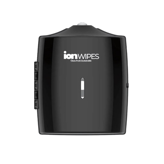 Wall Mounted Wipes Dispenser – Black | Holds 800 Wipes