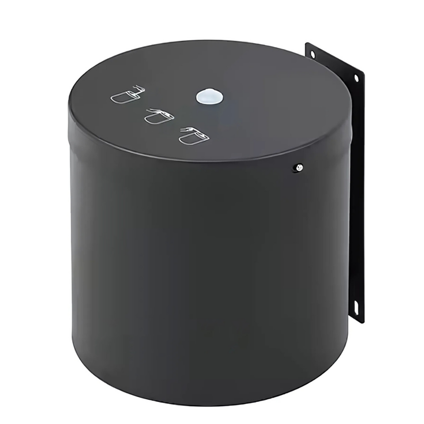 Premium Stainless Steel Wall Mounted Wipes Dispenser – Matte Black