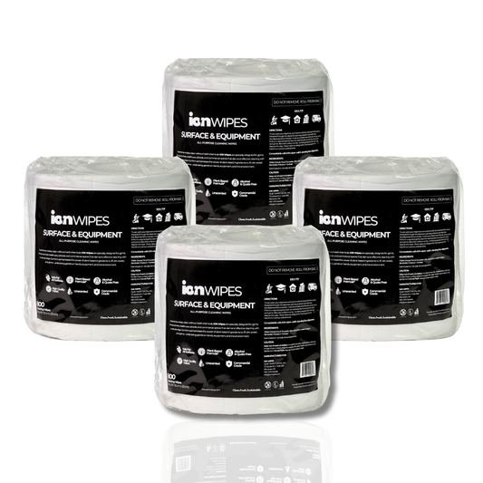 Gym Wipes – Equipment & Surface Cleaning Wipes 3200ct (4 Rolls/Case) - ION Wipes