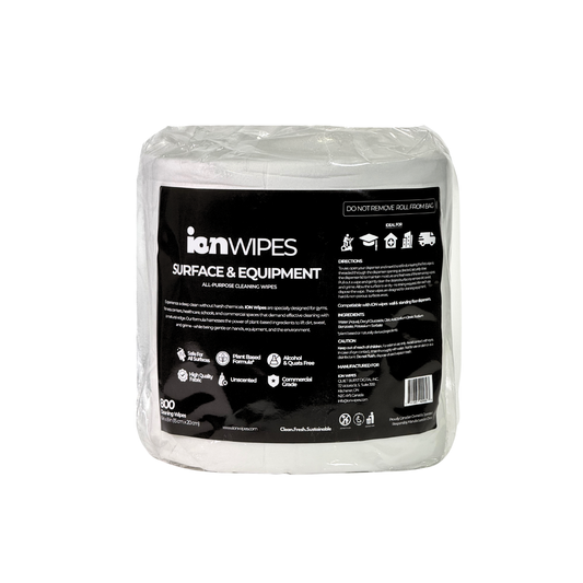 ION Wipes Gym Wipes Equipment & Surface Cleaning 800 Wipes roll