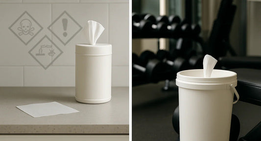 Why Household Wipes Like Clorox & Lysol Aren’t Safe for Gym Equipment: What You Should Use Instead