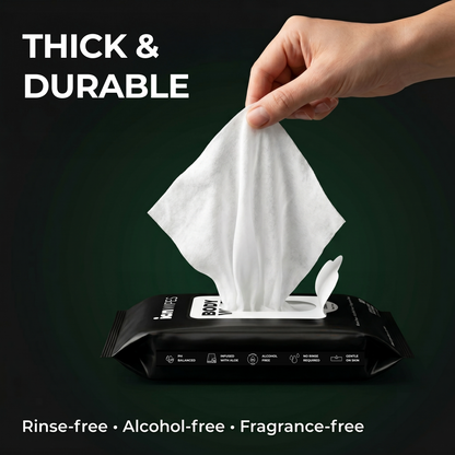 Adult care body wipes alcohol-free fragrance-free