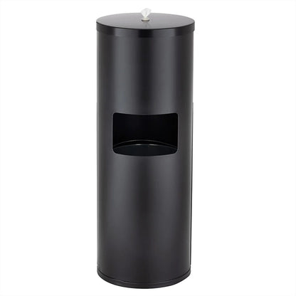 Stainless Steel Floor Standing Wet Wipes Dispenser – Black | Durable & Modern Design - ION Wipes