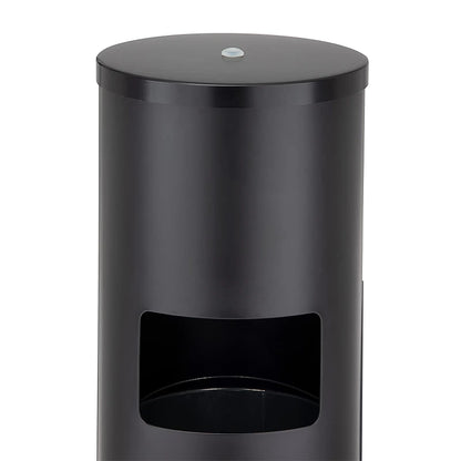 Stainless Steel Floor Standing Wet Wipes Dispenser – Black | Durable & Modern Design - ION Wipes