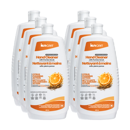 Hand Cleaner with Pumice – 455mL | Natural Orange | Industrial Hand Cleaner for Grease, Oil & Grime