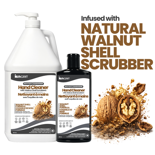 ION Grit Hand Cleaner with Walnut Shell Scrubbers – Heavy-Duty Industrial Hand Cleaner for Mechanics, Workshops & Commercial Use