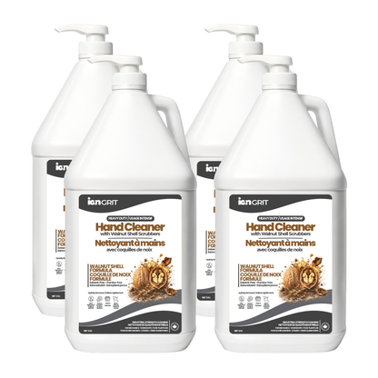 ION Grit Hand Cleaner with Walnut Shell Scrubbers – 3.5L | Heavy-Duty Hand Soap for Mechanics, Workshops & Commercial Use