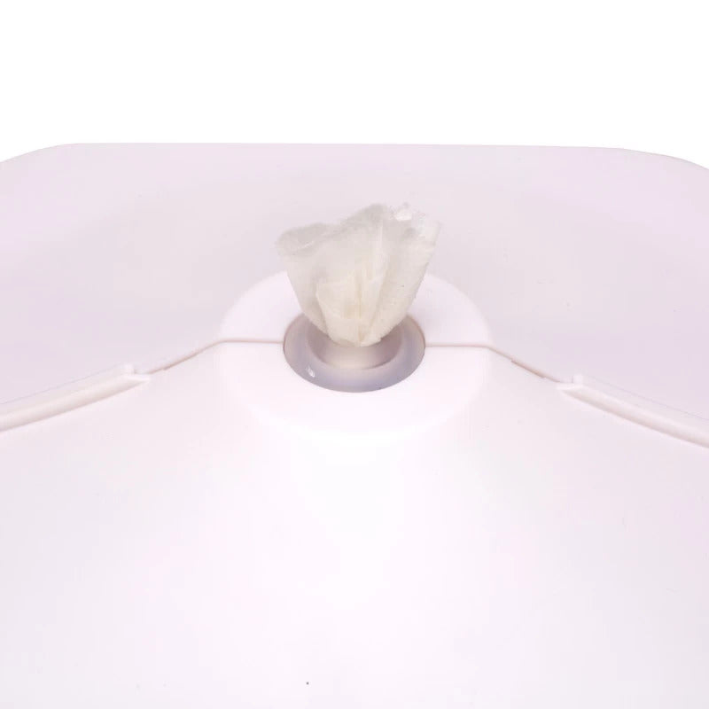 Wall Mounted Wipe Dispenser – White | Holds 800 Wipes | Gym & Cleaning Wipe Dispenser