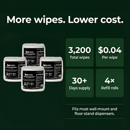 ION wipes bulk gym wipes case cost per wipe
