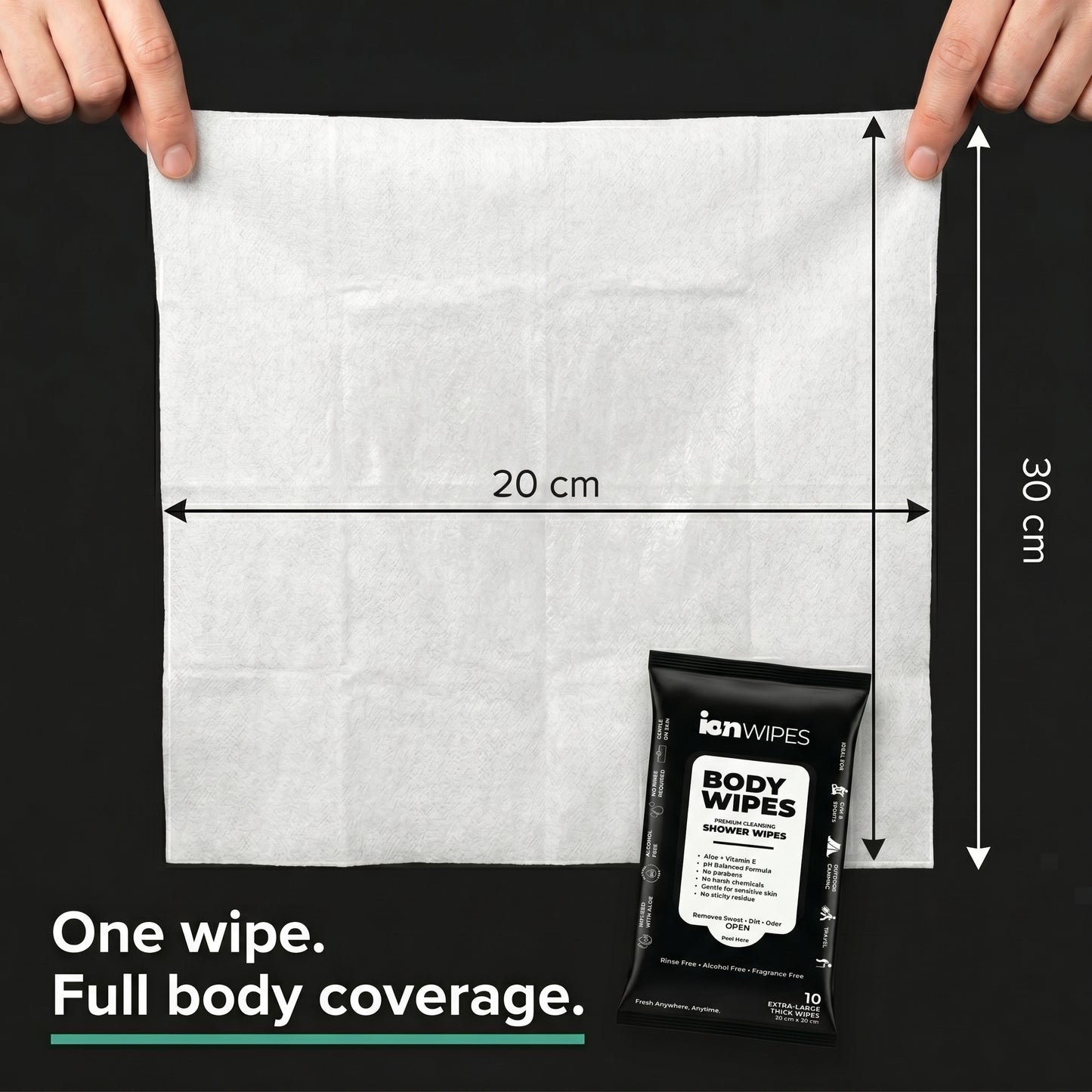 no rinse waterless bathing cloths