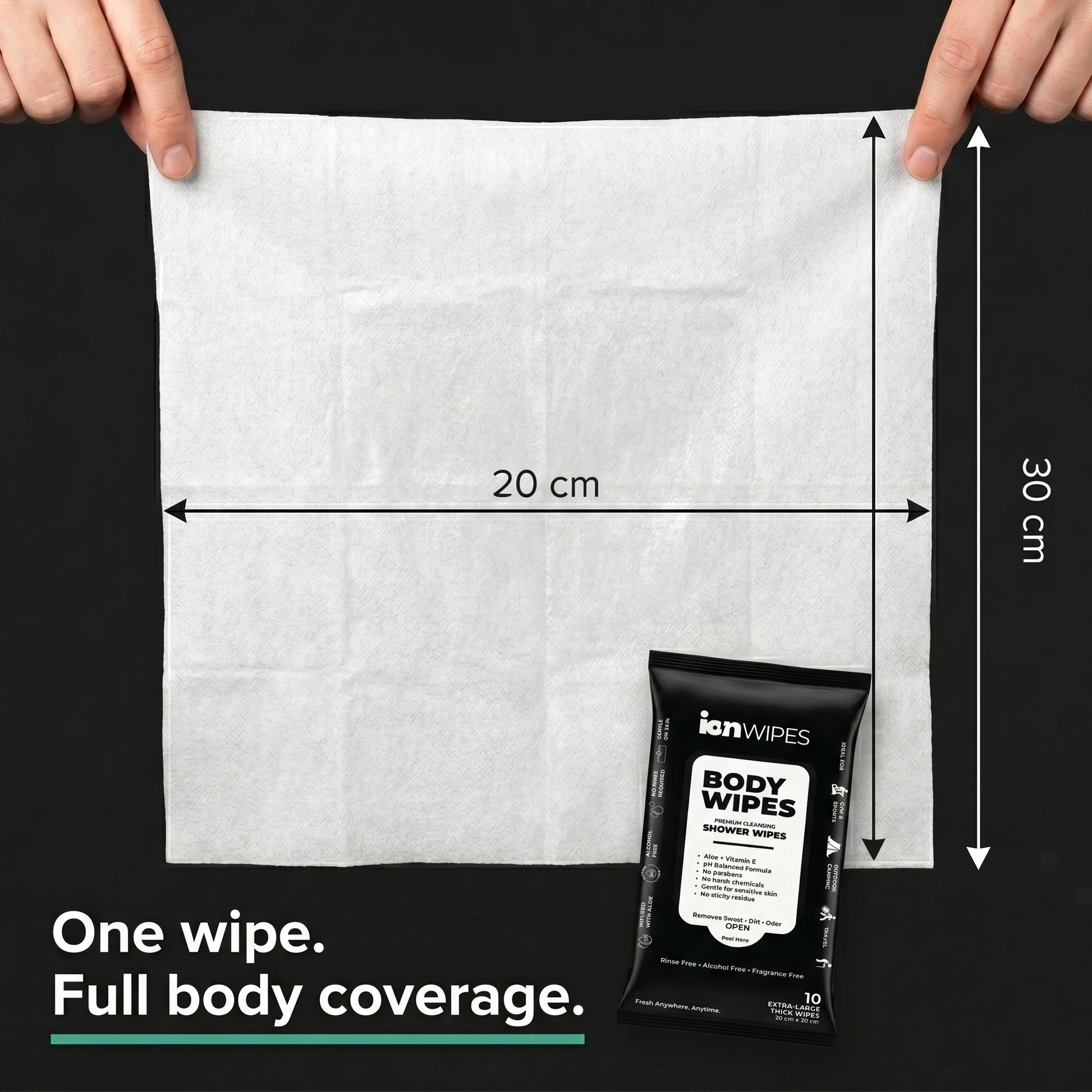 no rinse waterless bathing cloths